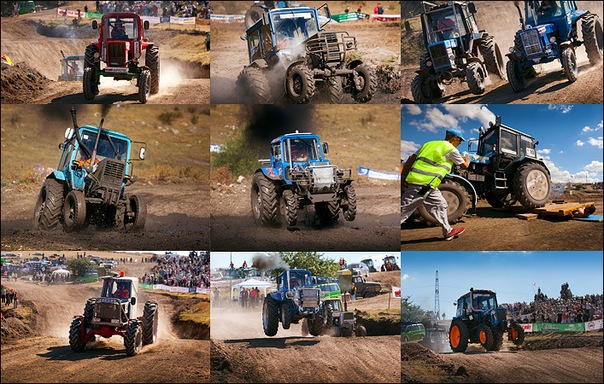 спортивное шоу «Трак ПроХват 2011 + Дерби ПроХват»<br />(Гонки на тракторах и гонки на выживание)