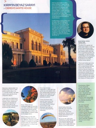 В журнале Sky Life опубликовали имиджевую статью о Крыме (ФОТО)