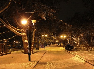 Симферополь в снегу<br />Фото(с) Яны Удовенко