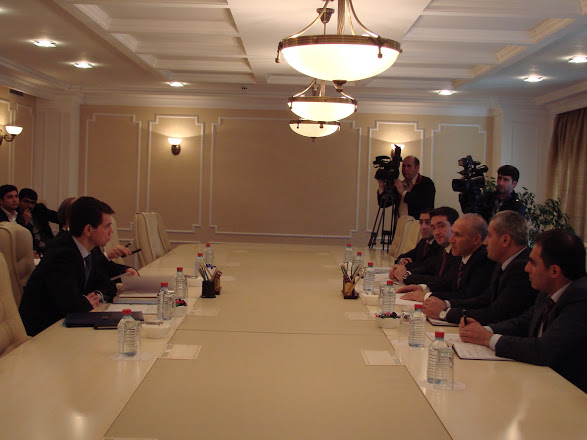 Александр Лиев встретился с министром труда и соцзащиты Азербайджана (фото)