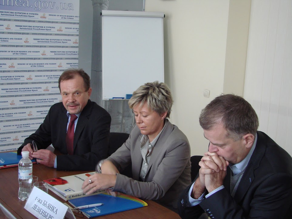 Представители немецкой туркомпании «МедиКур-Райзен» изучают потенциал крымских санаториев