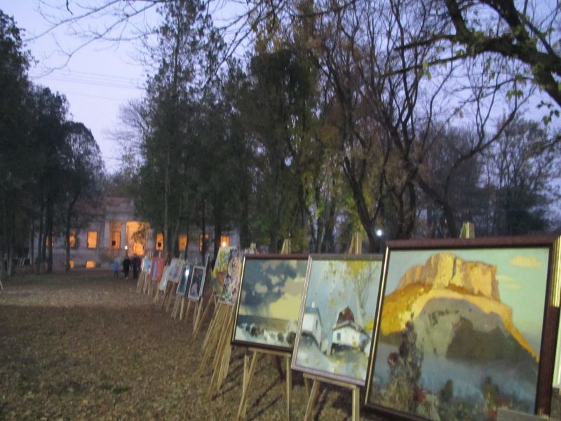 Крымские художники провели выставку «Ночная усадьба Шатилова» (фото)